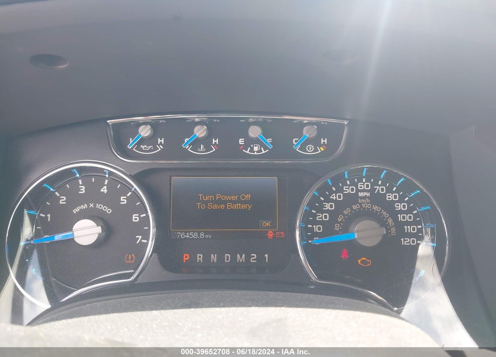 2013 FORD F-150 LARIAT VIN: 1FTFW1EF2DKF78820