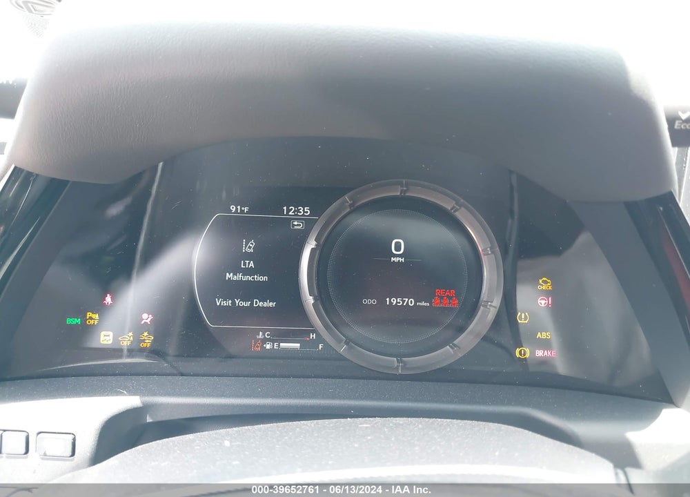 2022 LEXUS ES 300H F-SPORT VIN: 58AGA1C13NU018616