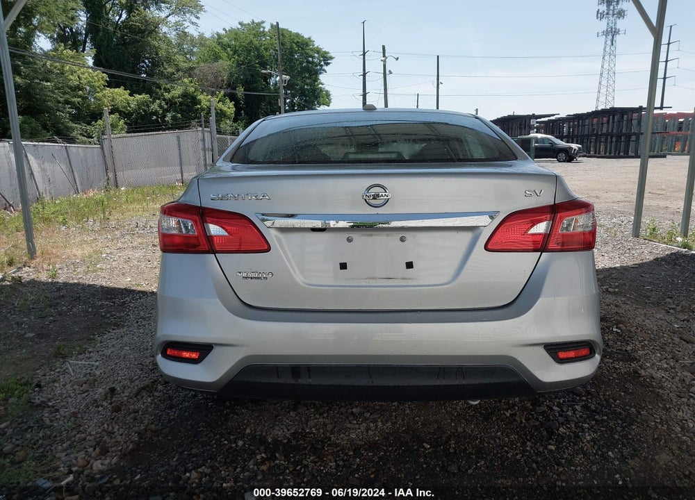 2017 NISSAN SENTRA SV VIN: 3N1AB7AP9HY237464