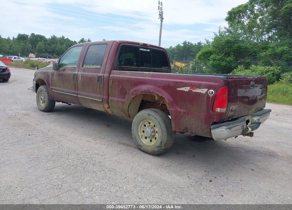 1999 FORD F-250 LARIAT/XL/XLT VIN: 1FTNW21S3XEE50285