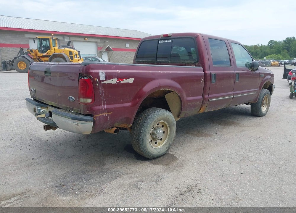 1999 FORD F-250 LARIAT/XL/XLT VIN: 1FTNW21S3XEE50285