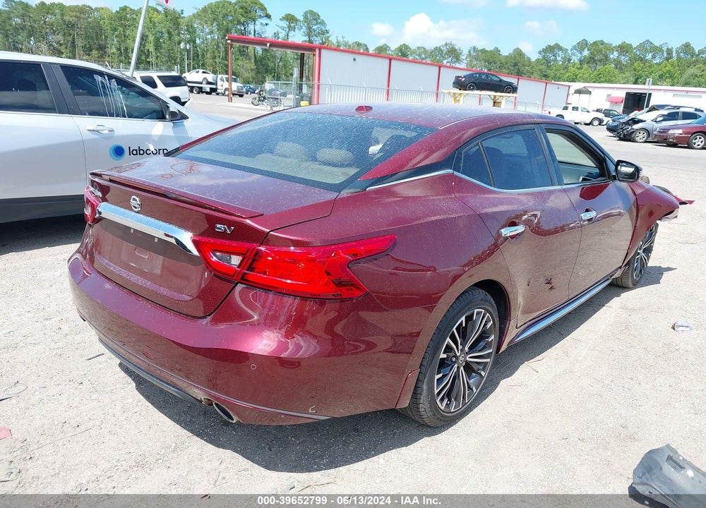 2017 NISSAN MAXIMA 3.5 SV VIN: 1N4AA6APOHC411463