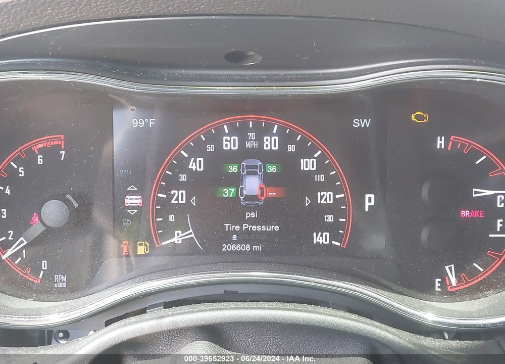 2014 DODGE DURANGO R/T VIN: 1C4SDHCT1EC483554