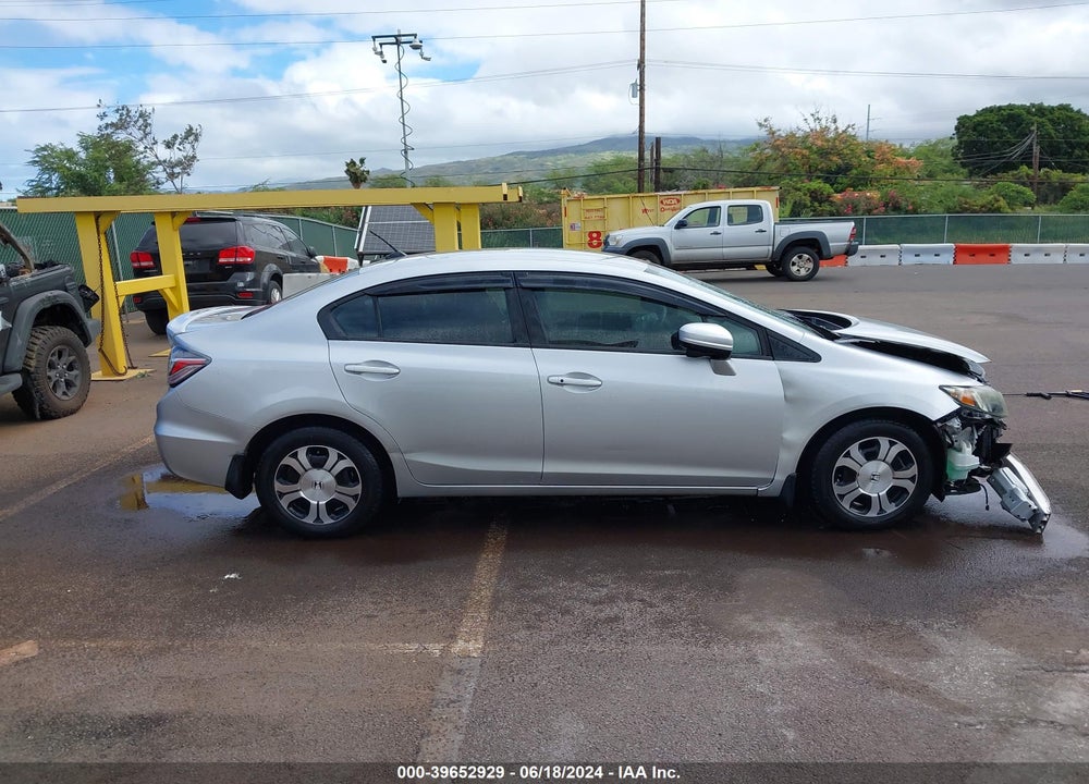 2014 HONDA CIVIC HYBRID VIN: 19XFB4F20EE001247