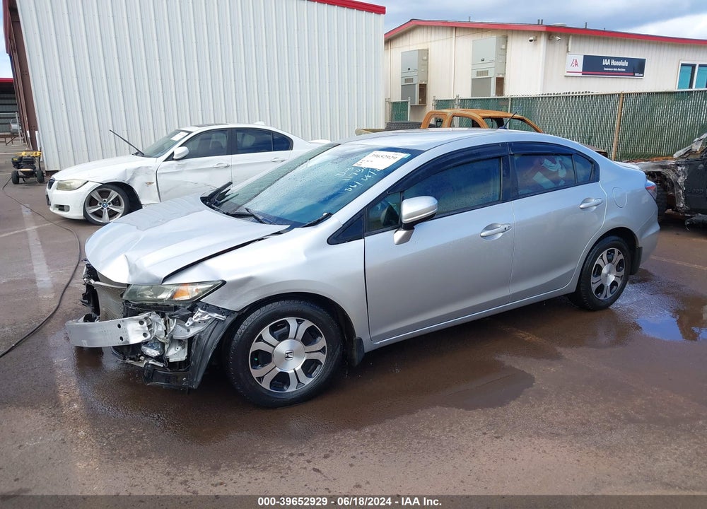 2014 HONDA CIVIC HYBRID VIN: 19XFB4F20EE001247