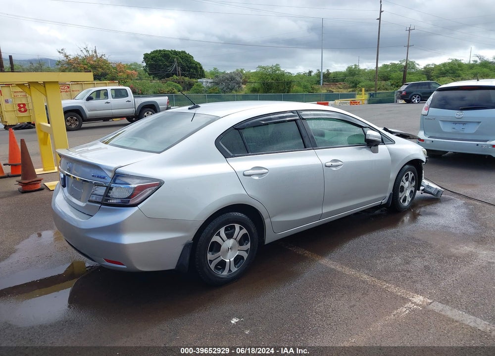 2014 HONDA CIVIC HYBRID VIN: 19XFB4F20EE001247