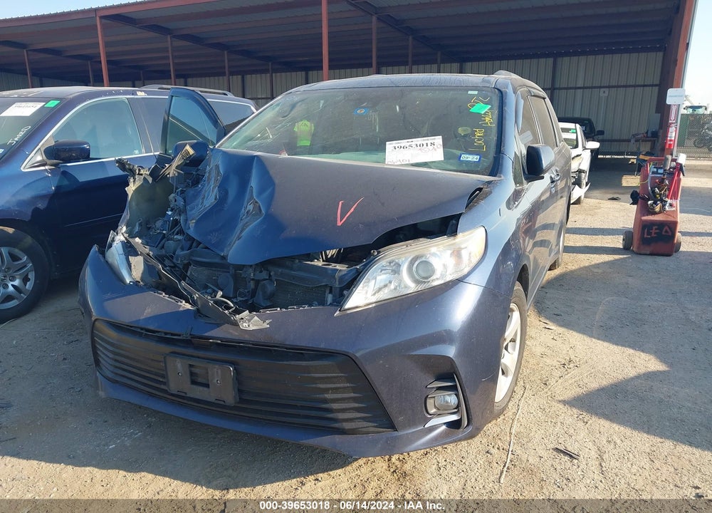 2020 TOYOTA SIENNA LE VIN: 5TDKZ3DC1LS042747
