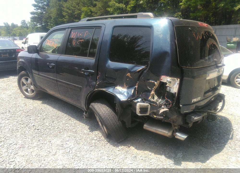 2009 HONDA PILOT EX-L VIN: 5FNYF48659B040946