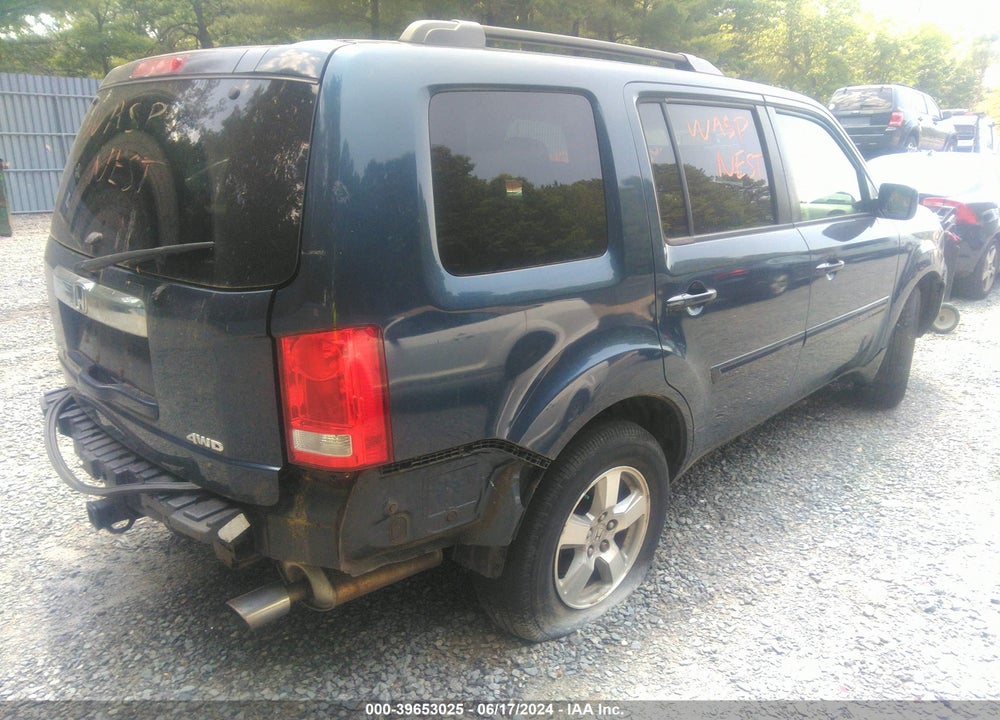 2009 HONDA PILOT EX-L VIN: 5FNYF48659B040946