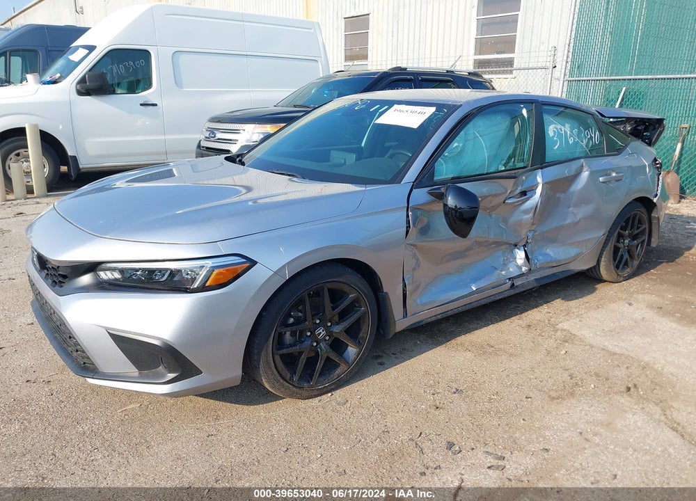 2022 HONDA CIVIC SPORT VIN: 19XFL2H85NE018726