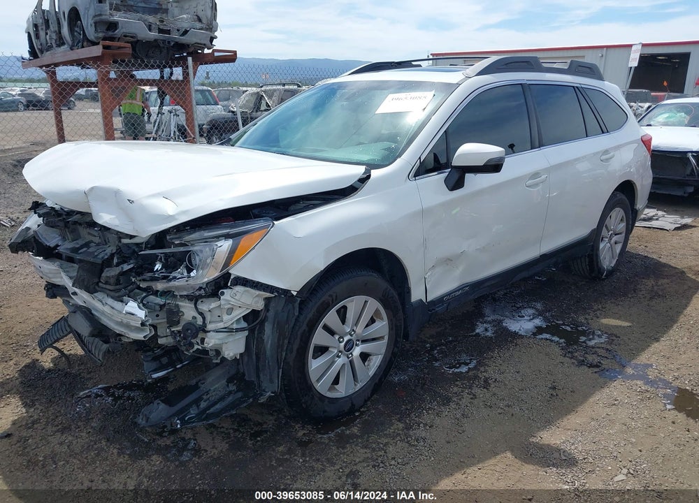 2017 SUBARU OUTBACK 2.5I PREMIUM VIN: 4S4BSAHCXH3421639