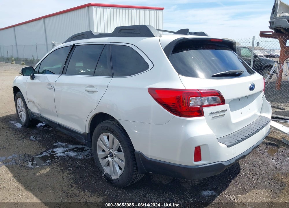 2017 SUBARU OUTBACK 2.5I PREMIUM VIN: 4S4BSAHCXH3421639