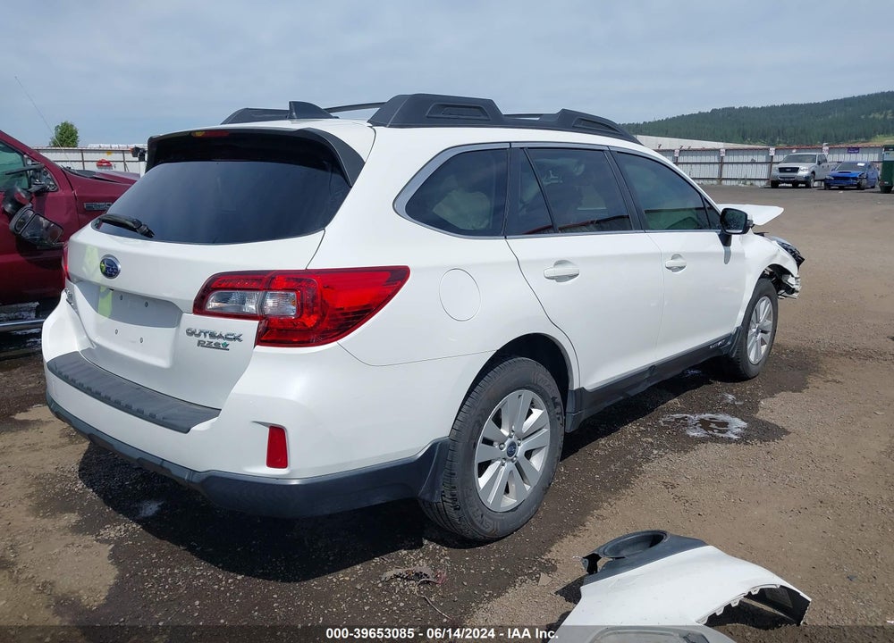 2017 SUBARU OUTBACK 2.5I PREMIUM VIN: 4S4BSAHCXH3421639