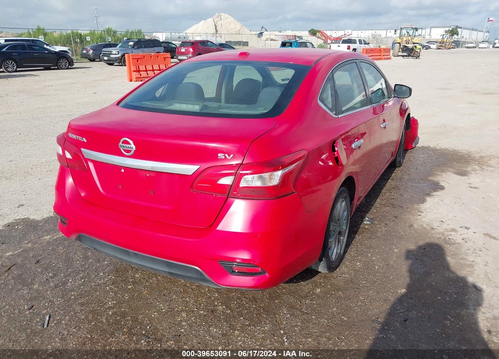2018 NISSAN SENTRA SV VIN: 3N1AB7AP3JL648555