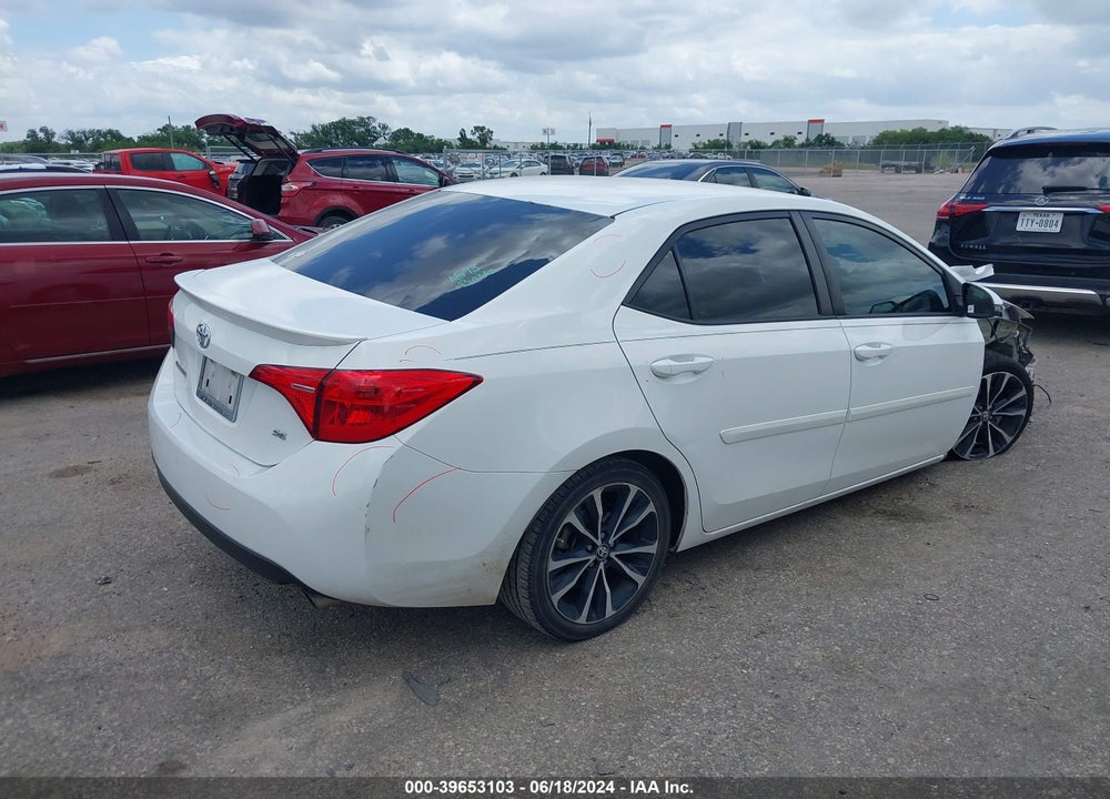 2018 TOYOTA COROLLA SE VIN: 5YFBURHE2JP770550
