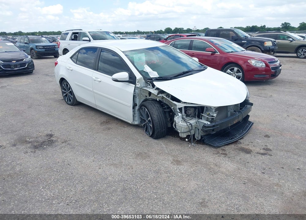 2018 TOYOTA COROLLA SE VIN: 5YFBURHE2JP770550