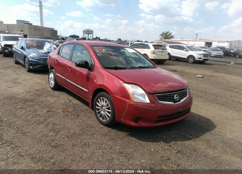 2012 NISSAN SENTRA 2.0 S VIN: 3N1AB6AP8CL691009