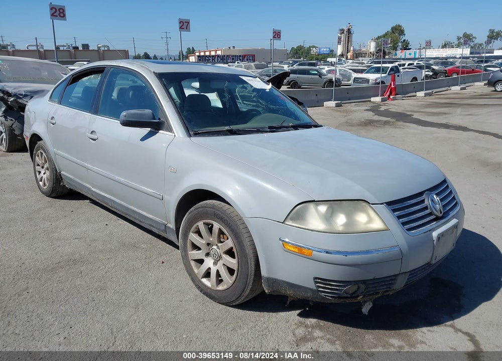 2002 VOLKSWAGEN PASSAT GLS VIN: WVWPD63B52E401956