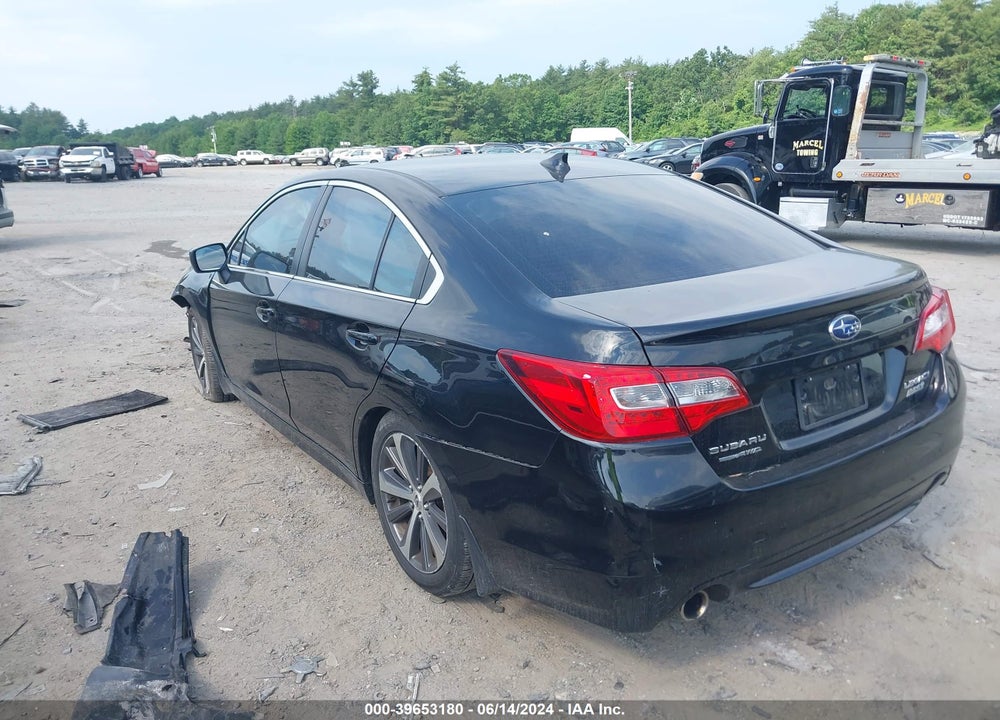 2017 SUBARU LEGACY 2.5I LIMITED VIN: 4S3BNAK61H3014484
