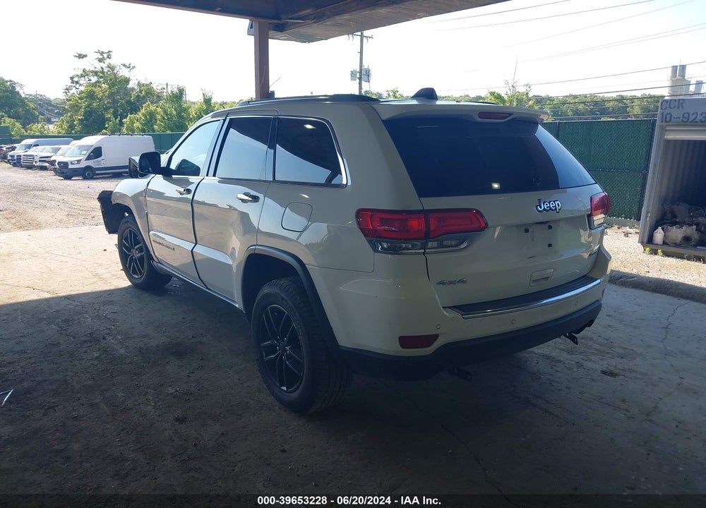 2017 JEEP GRAND CHEROKEE LIMITED 4X4 VIN: 1C4RJFBG2HC914536