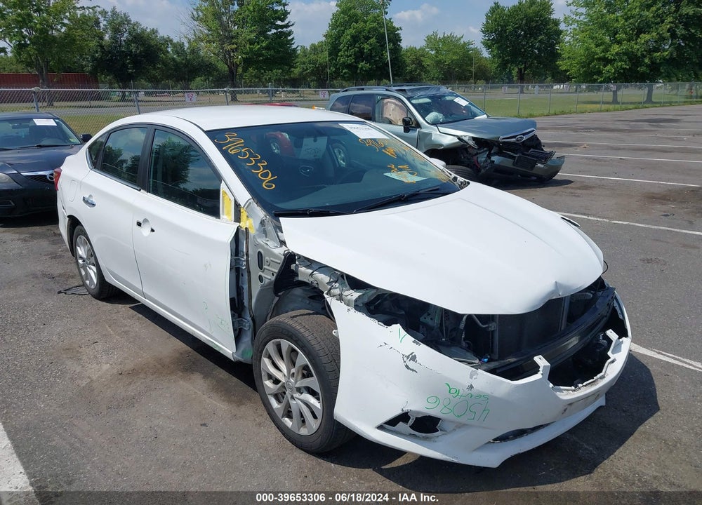 2019 NISSAN SENTRA SV VIN: 3N1AB7AP6KY426662