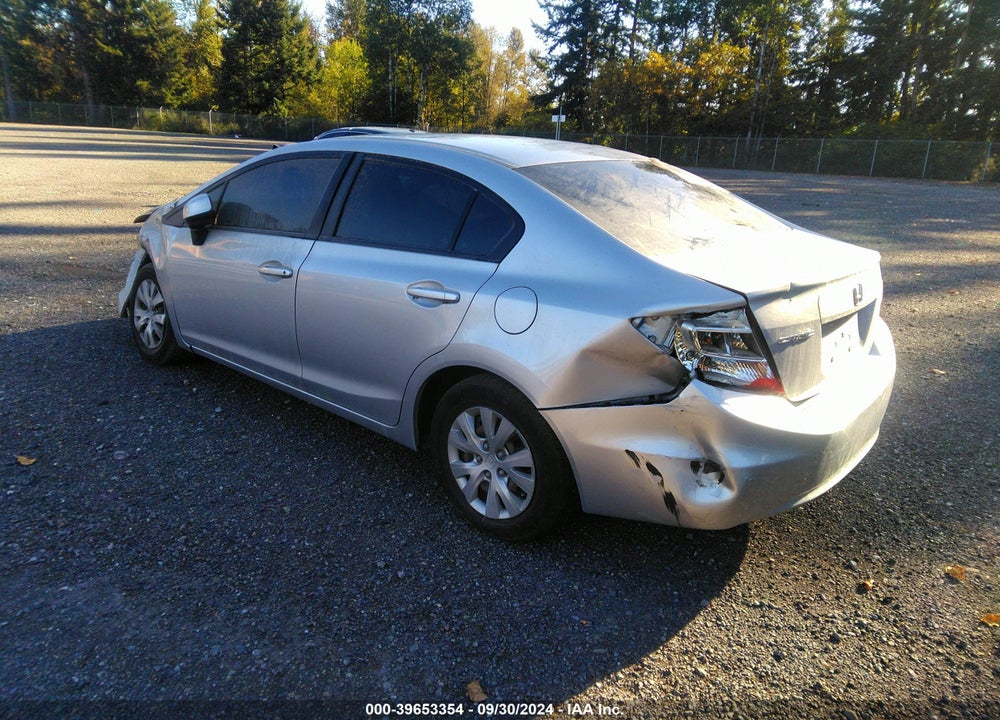2012 HONDA CIVIC LX VIN: 19XFB2F52CE368081