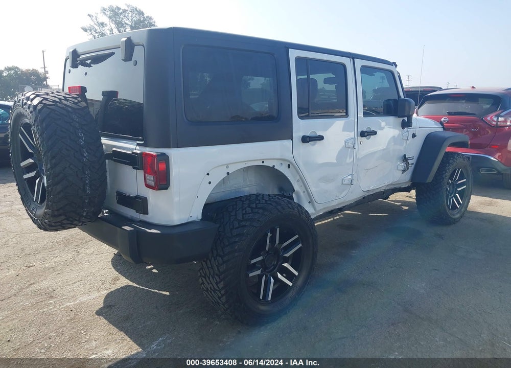 2018 JEEP WRANGLER JK UNLIMITED SPORT S 4X4 VIN: 1C4BJWDG6JL816517