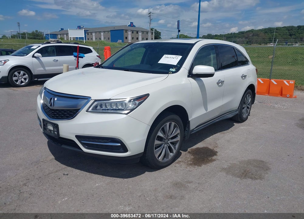 2014 ACURA MDX TECHNOLOGY PACKAGE VIN: 5FRYD3H42EB007832