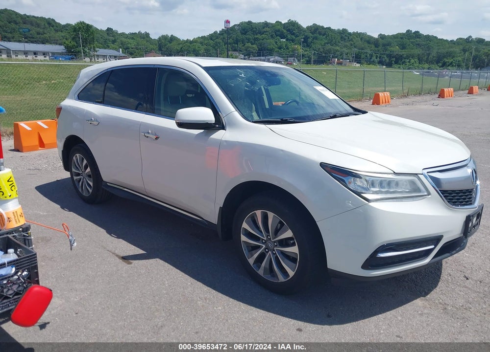2014 ACURA MDX TECHNOLOGY PACKAGE VIN: 5FRYD3H42EB007832