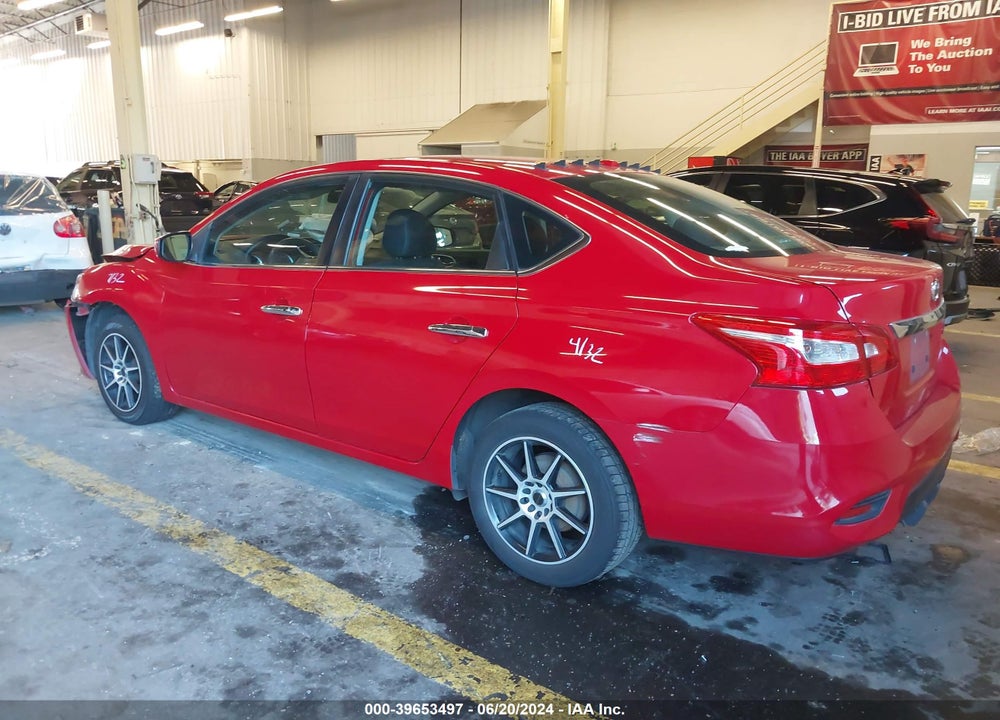 2017 NISSAN SENTRA SV VIN: 3N1AB7AP3HL675894