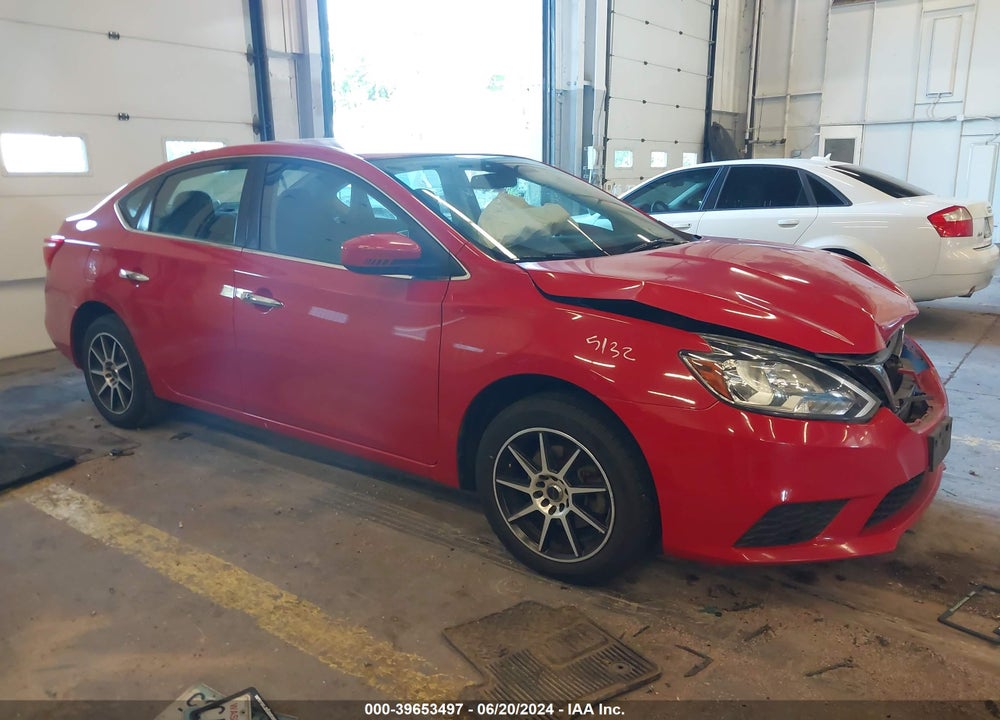 2017 NISSAN SENTRA SV VIN: 3N1AB7AP3HL675894