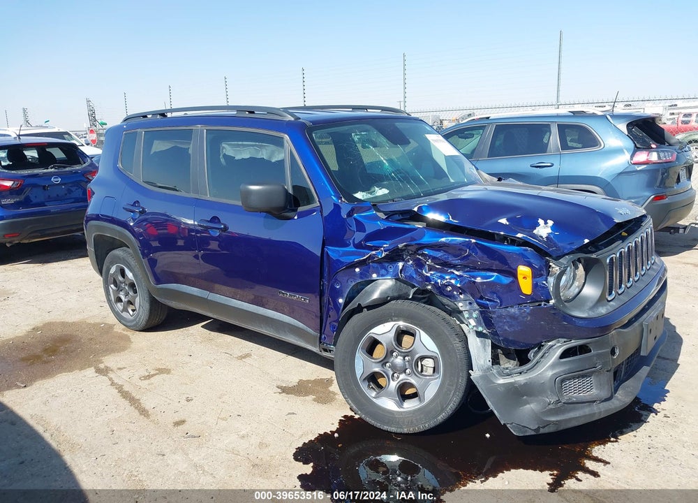2018 JEEP RENEGADE SPORT 4X4 VIN: ZACCJBAB7JPG91707