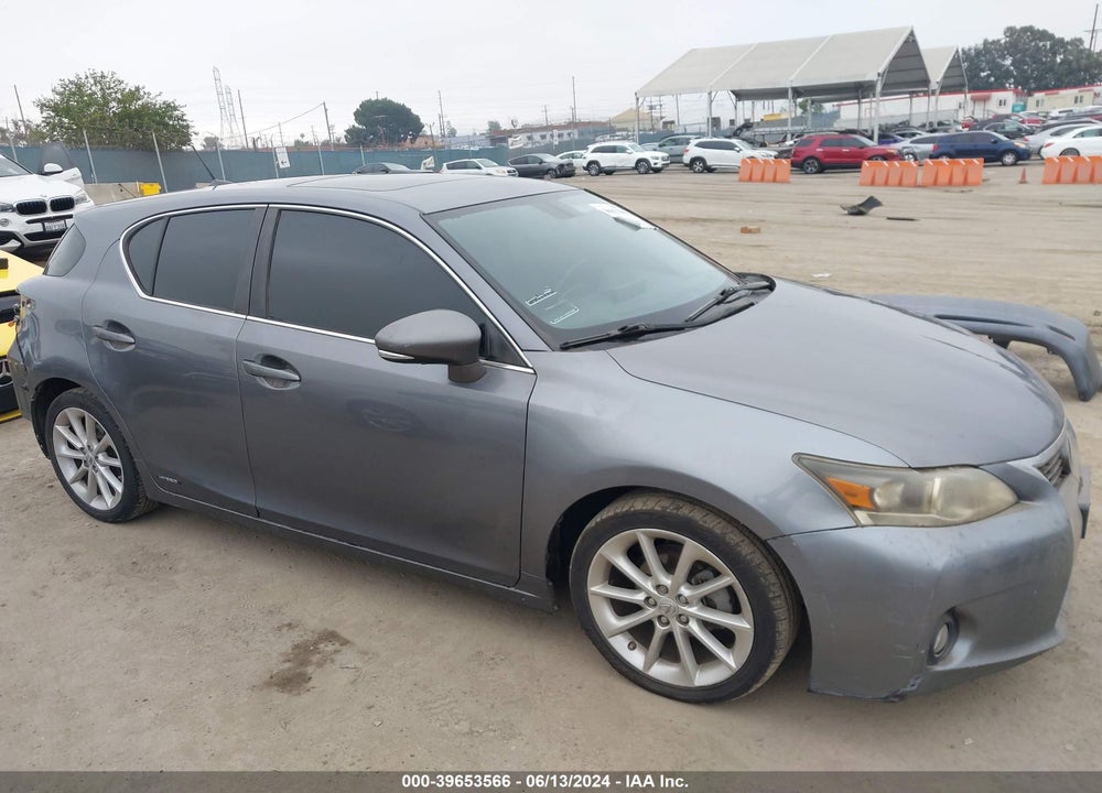 2012 LEXUS CT 200H PREMIUM VIN: JTHKD5BH6C2100771