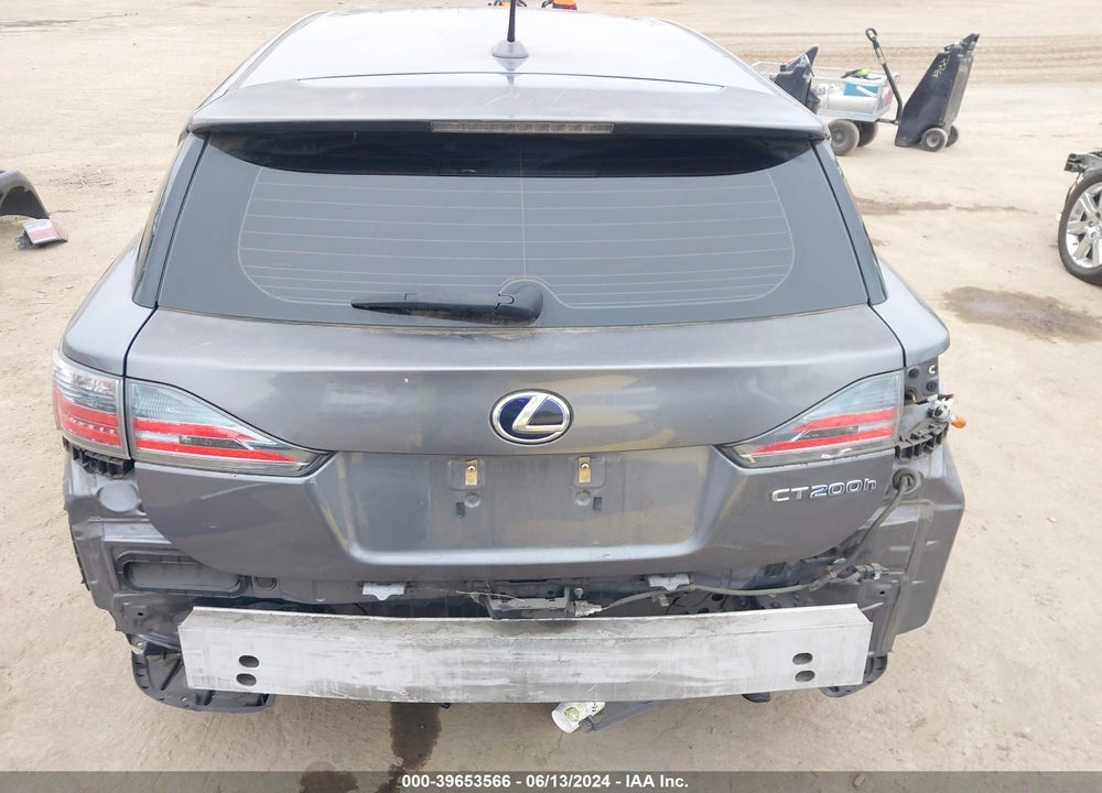 2012 LEXUS CT 200H PREMIUM VIN: JTHKD5BH6C2100771