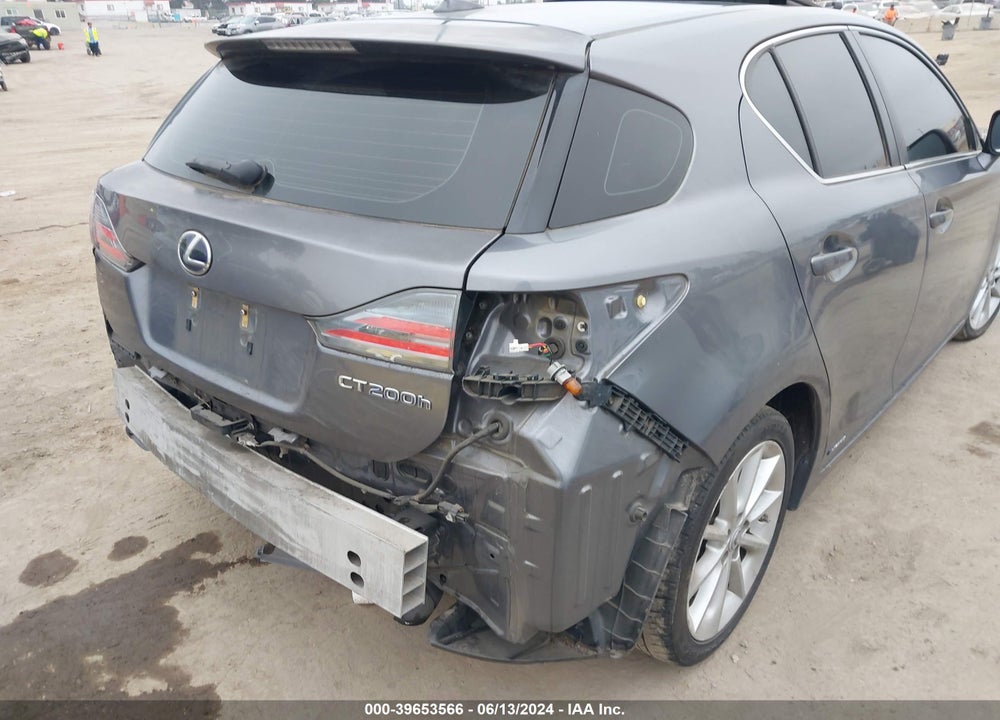 2012 LEXUS CT 200H PREMIUM VIN: JTHKD5BH6C2100771