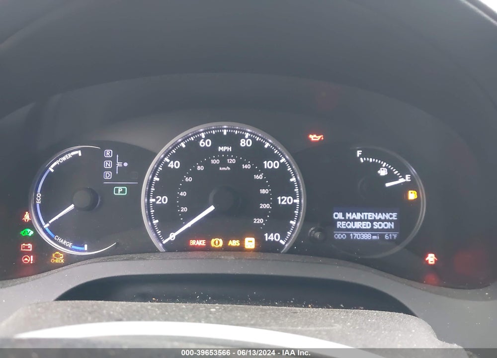 2012 LEXUS CT 200H PREMIUM VIN: JTHKD5BH6C2100771