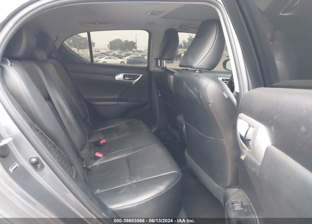 2012 LEXUS CT 200H PREMIUM VIN: JTHKD5BH6C2100771