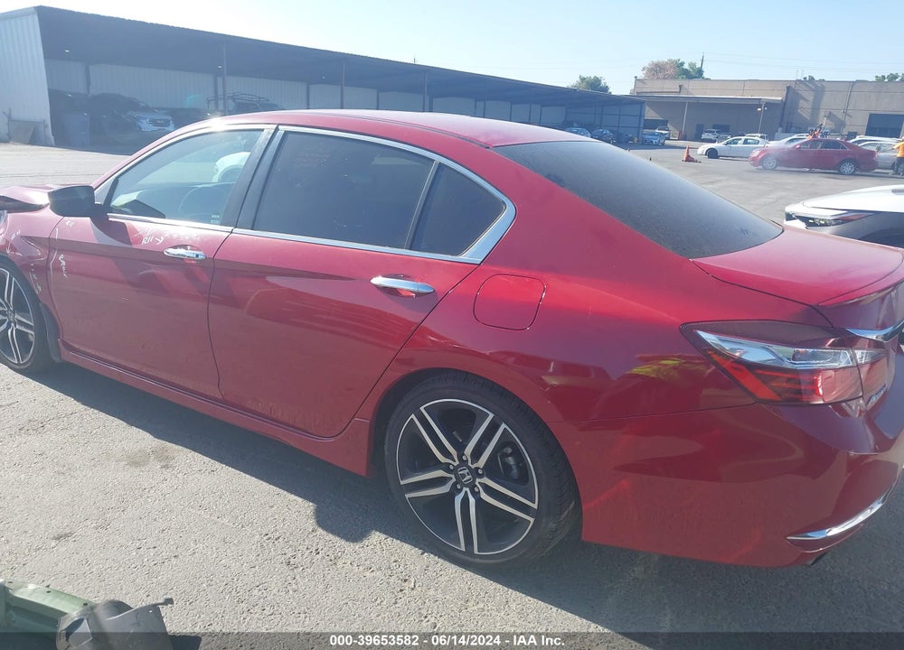 2016 HONDA ACCORD SPORT VIN: 1HGCR2F52GA121166