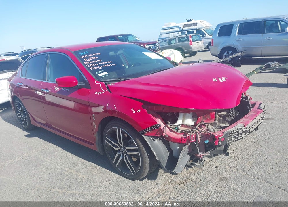 2016 HONDA ACCORD SPORT VIN: 1HGCR2F52GA121166