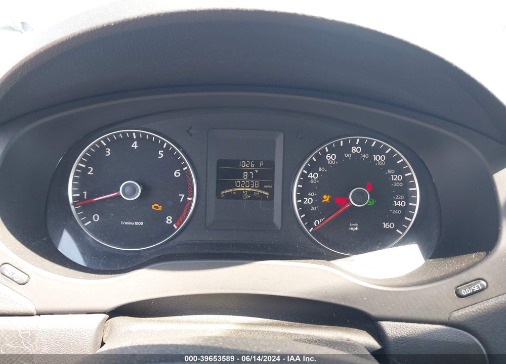 2012 VOLKSWAGEN JETTA 2.5L SE VIN: 3VWDP7AJ3CM118653