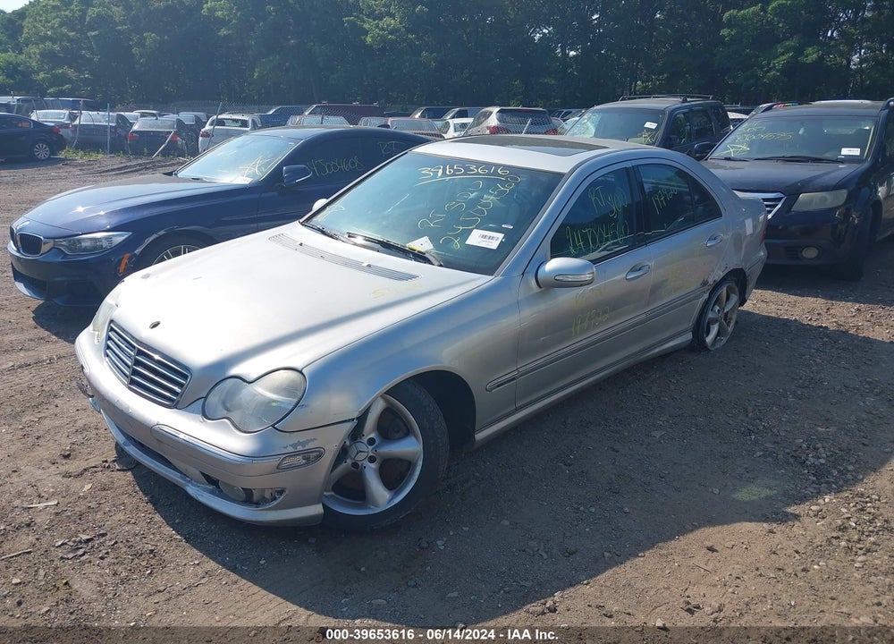 2005 MERCEDES-BENZ C 230 KOMPRESSOR SPORT VIN: WDBRF40J45F727893