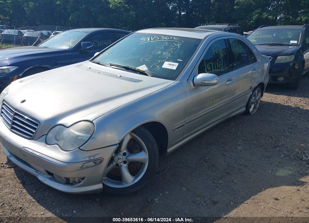 2005 MERCEDES-BENZ C 230 KOMPRESSOR SPORT VIN: WDBRF40J45F727893