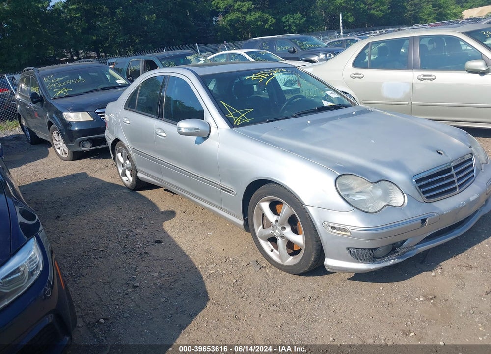 2005 MERCEDES-BENZ C 230 KOMPRESSOR SPORT VIN: WDBRF40J45F727893