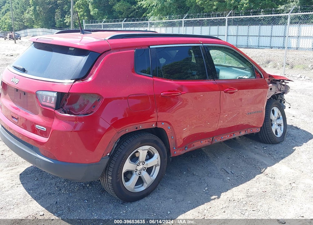 2019 JEEP COMPASS LATITUDE FWD VIN: 3C4NJCBB1KT851426
