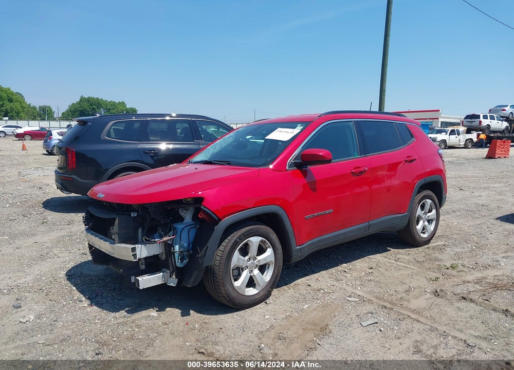 2019 JEEP COMPASS LATITUDE FWD VIN: 3C4NJCBB1KT851426