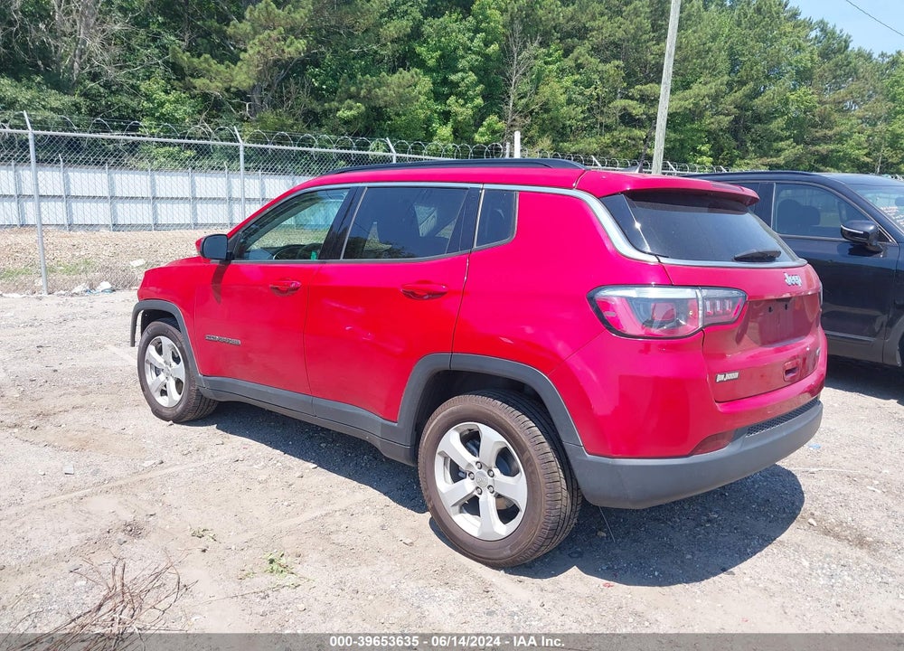 2019 JEEP COMPASS LATITUDE FWD VIN: 3C4NJCBB1KT851426