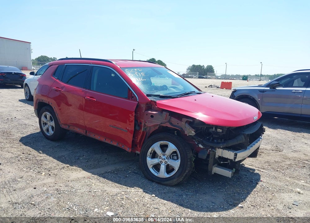 2019 JEEP COMPASS LATITUDE FWD VIN: 3C4NJCBB1KT851426