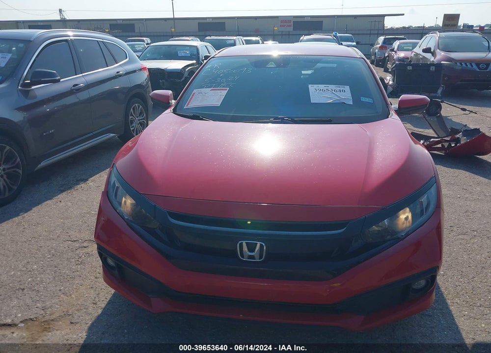 2020 HONDA CIVIC SPORT VIN: 2HGFC2F87LH573909
