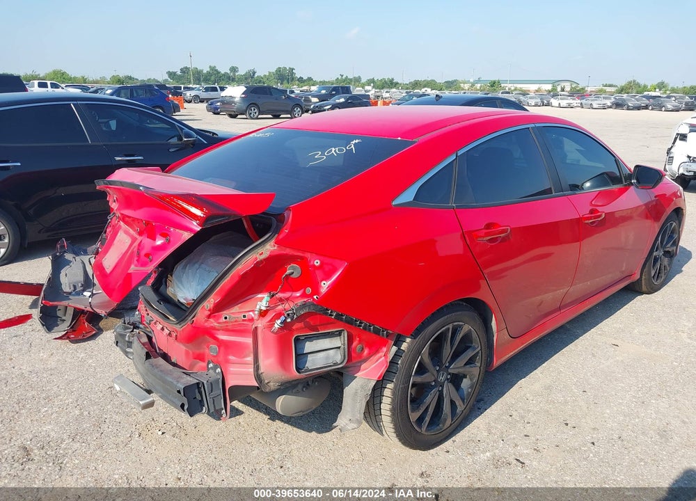 2020 HONDA CIVIC SPORT VIN: 2HGFC2F87LH573909