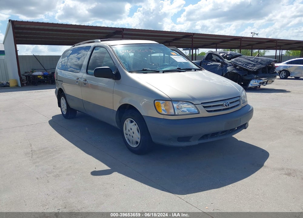 2001 TOYOTA SIENNA LE VIN: 4T3ZF13C31U381891